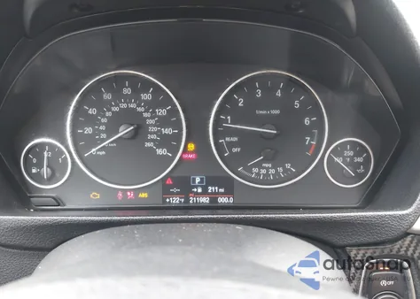 2014 BMW 320I xDrive z USA, uszkodzony, nr VIN WBA3C3C58EP661364